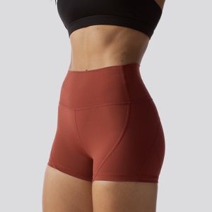 Born Primitive Your Go To Booty Shorts - Brick Red (XL)